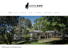 Tablet Screenshot of keepin-katz.co.nz